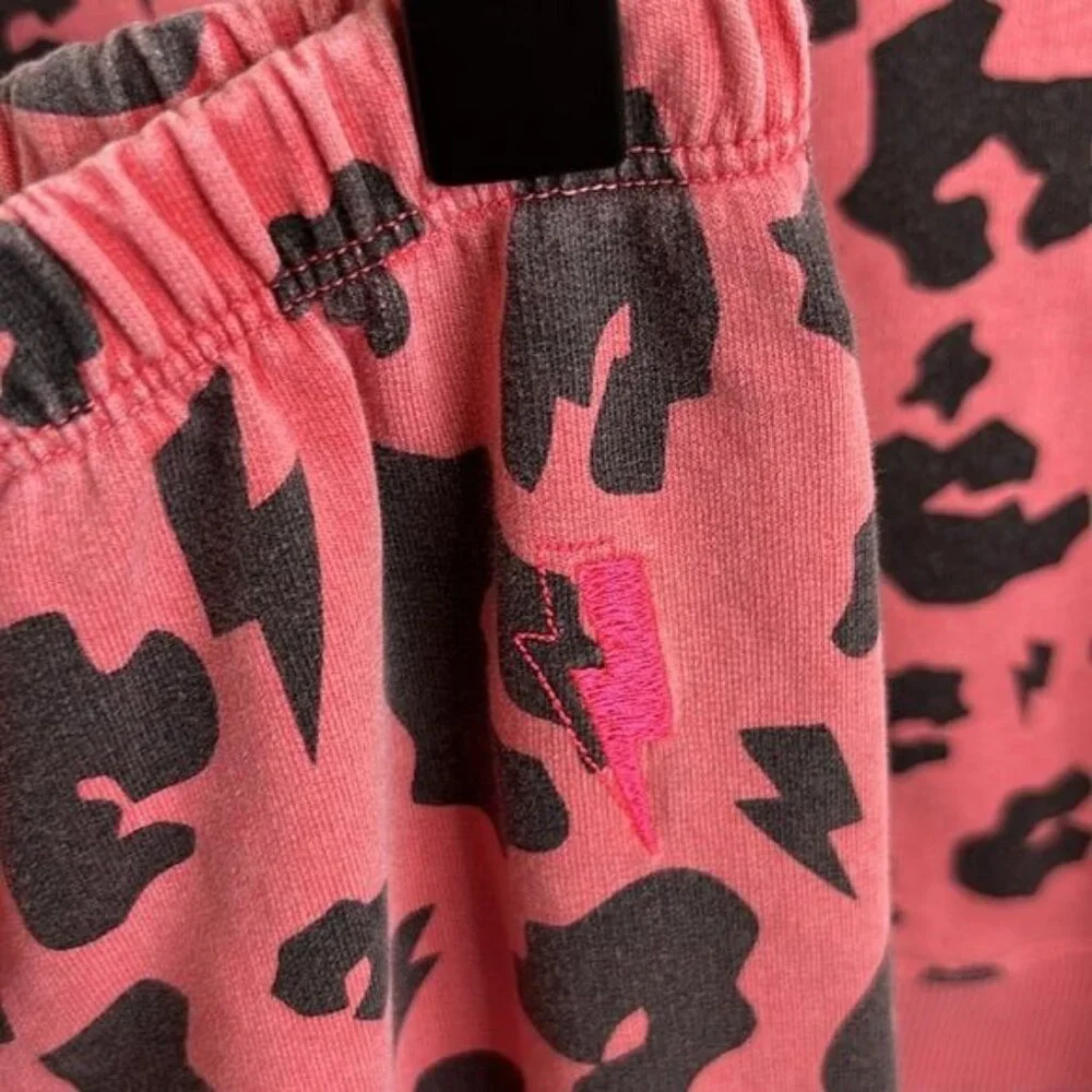 Scamp & Dude Cheetah Set Playset Jogger Sweatshirts